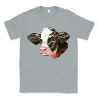 Heather Grey holstein calf face Classic Tee - LillyAllenDesigns