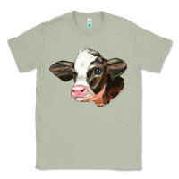 Matcha holstein calf face Classic Tee - LillyAllenDesigns
