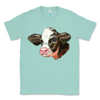 Seafoam holstein calf face Classic Tee - LillyAllenDesigns
