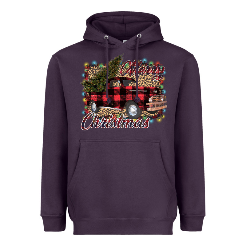 Merry Christmas Truck Heavyweight Hoodie by Bettercallsaul | Teevron