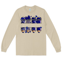 Mushroom valentine's day school pencils navy blue Long Sleeve Tee - MaliasSmallBusiness