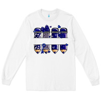 White valentine's day school pencils navy blue Long Sleeve Tee - MaliasSmallBusiness