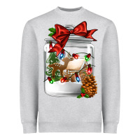 Heather Grey Christmas cookie jar Heavyweight Sweatshirt - Jasminsmagicworld