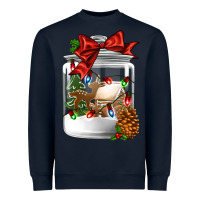 Navy Christmas cookie jar Heavyweight Sweatshirt - Jasminsmagicworld