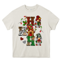 Cream christmas ho ho ho gnomes Heavy Core Tee - BarkalooDesign