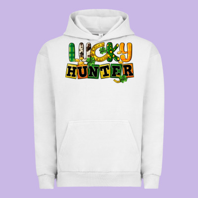 Lucky Hunter St. Patrick's Day Urban Hoodie Designed By Cowgirlartshop