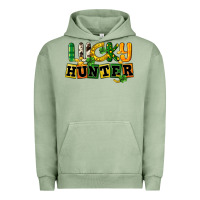 Pigment Oil Green Lucky hunter St. Patrick's Day Urban Hoodie - CowGirlArtShop