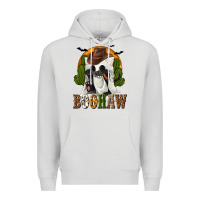 Dove Grey Boohaw Western Premium Hoodie - texasbilliewilder