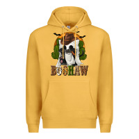 Mustard Boohaw Western Premium Hoodie - texasbilliewilder