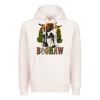 Pale Pink Boohaw Western Premium Hoodie - texasbilliewilder