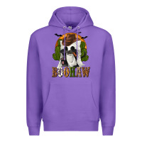Purple Boohaw Western Premium Hoodie - texasbilliewilder
