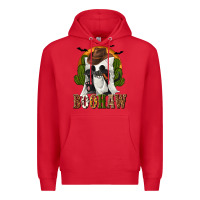 Red Boohaw Western Premium Hoodie - texasbilliewilder