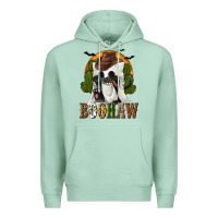 Seafoam Boohaw Western Premium Hoodie - texasbilliewilder