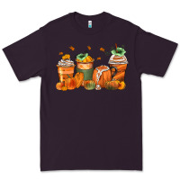 Plum pumpkins coffee cups Premium Tee - Zillion Design Studio