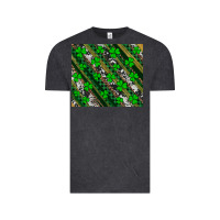 Vintage Black st patricks western brush strokes Vintage Tee - Artiststas