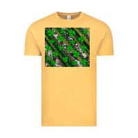 Vintage Mustard st patricks western brush strokes Vintage Tee - Artiststas