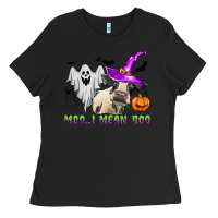 Black moo i mean boo Ladies Tee - Zillion Design Studio