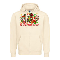 Sandshell jesus the reason for the season Zipper Hoodie - MaliasSmallBusiness