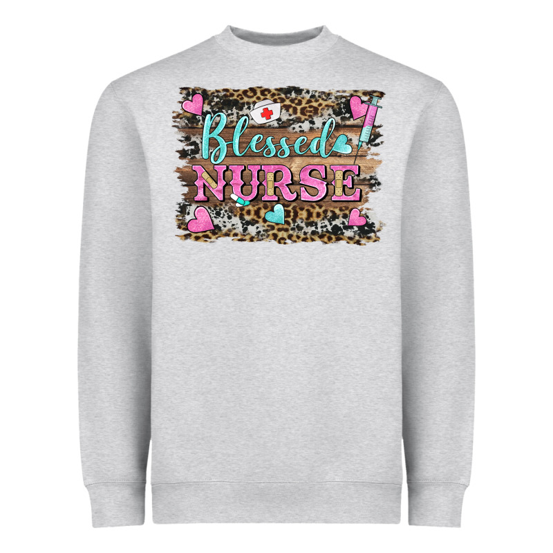 Blessed Nurse Heavyweight Sweatshirt by BarkalooDesign | Teevron