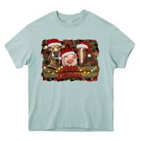 Arona merry christmas farm animals Heavy Core Tee - RanaPortraitStore