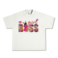 Pistachio girl boss afro black woman Urban Heavy Tee - NancyCooperArtShop