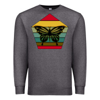 Charcoal Heather butterfly Premium Sweatshirt - Bettercallsaul