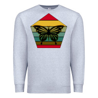 Heather Grey butterfly Premium Sweatshirt - Bettercallsaul