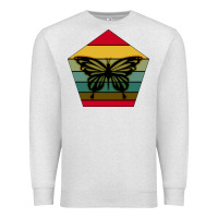 Oatmeal Heather butterfly Premium Sweatshirt - Bettercallsaul