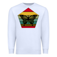 White butterfly Premium Sweatshirt - Bettercallsaul