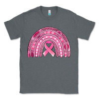 Charcoal Heather breast cancer awareness rainbow Classic Tee - Jasminsmagicworld