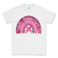 White breast cancer awareness rainbow Classic Tee - Jasminsmagicworld