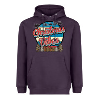 Plum Christmas Vibes Heavyweight Hoodie - Bettercallsaul