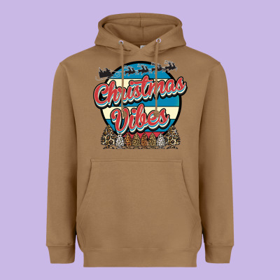 Christmas Vibes Heavyweight Hoodie Designed By Bettercallsaul