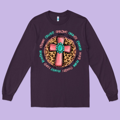 Love Myself Cross Long Sleeve Tee Designed By Maliassmallbusiness
