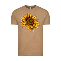 Vintage Coffee sunflower Vintage Tee - AdoDesignShop
