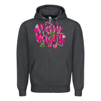 Smoke merry and bright Zipper Hoodie - MaliasSmallBusiness