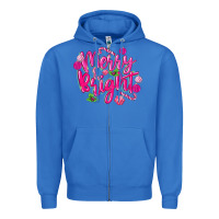 True Royal merry and bright Zipper Hoodie - MaliasSmallBusiness