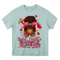 Arona cupid's favorite postal worker afro messy bun Heavy Core Tee - texasbilliewilder