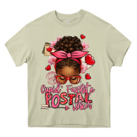 Mossy cupid's favorite postal worker afro messy bun Heavy Core Tee - texasbilliewilder