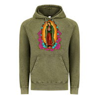 Vintage Olive our lady of guadalupe Vintage Hoodie - JahusDesignShop