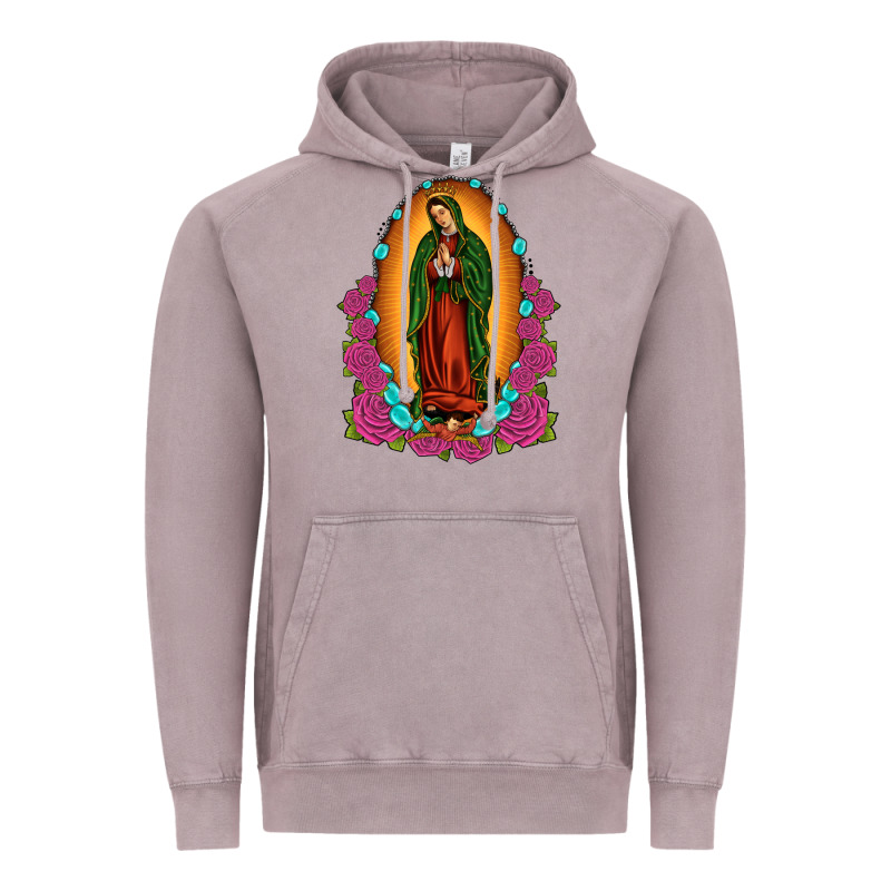 Our Lady Of Guadalupe Vintage Hoodie by JahusDesignShop | Teevron