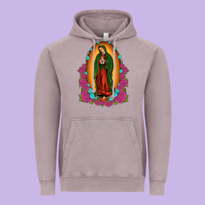 Our Lady Of Guadalupe Vintage Hoodie Designed By Jahusdesignshop