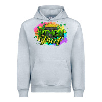 Heather Grey pinch proof St. Patrick's  Day Urban Hoodie - HowdyJamesFarm