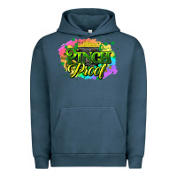 Pigment Midnight Navy pinch proof St. Patrick's  Day Urban Hoodie - HowdyJamesFarm