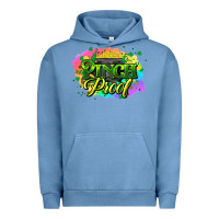 Pigment Pebble Blue pinch proof St. Patrick's  Day Urban Hoodie - HowdyJamesFarm
