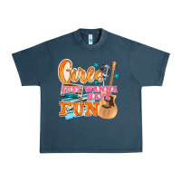 Midnight Navy girls just wanna have fun Urban Heavy Tee - NancyCooperArtShop