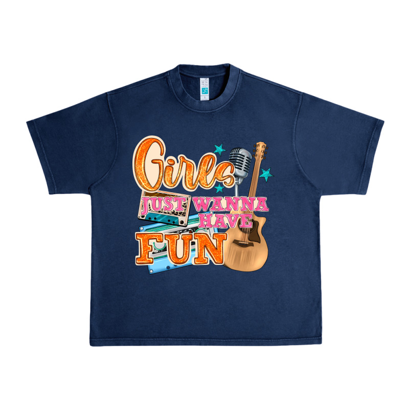 Girls Just Wanna Have Fun Urban Heavy Tee by NancyCooperArtShop | Teevron