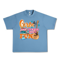Pebble Blue girls just wanna have fun Urban Heavy Tee - NancyCooperArtShop