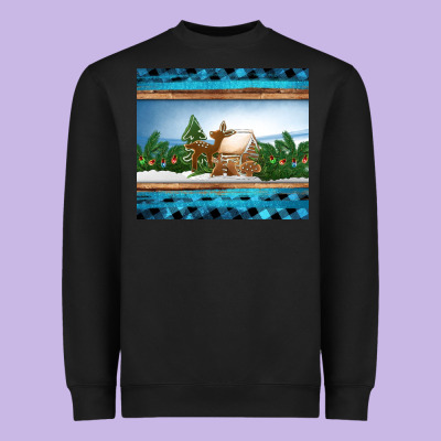 Christmas Cookie Jar Heavyweight Sweatshirt Designed By Jasminsmagicworld