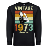 Black Vintage 1973 Orginial Parts Premium Sweatshirt - Bettercallsaul